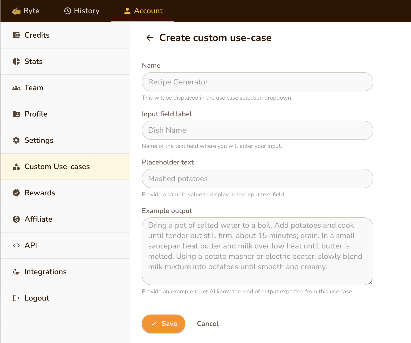 Rytr Review 15 custom use case